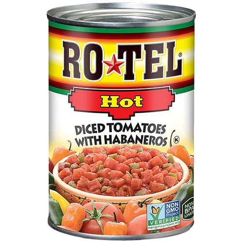 Rotel Diced Tomatoes • Hot