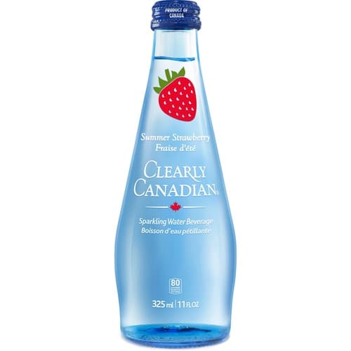 Clearly Canadian Sparkling Water • Strawberry 11oz