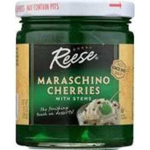 Reese Cherries • Green Maraschino W Stem