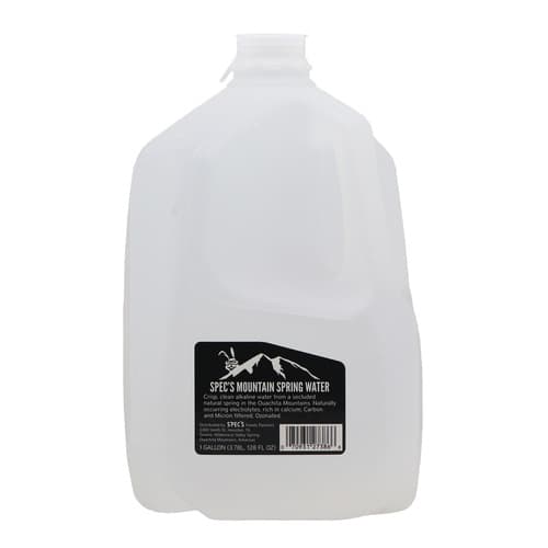 Spec's Pure Mountain Spring Water Gallon