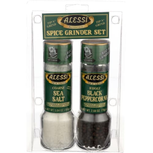 Alessi Small Salt & Pepper Grinders Set