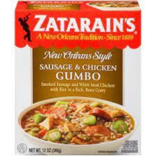 Zatarains Frozen Sausage  Chicken Gumbo Bowl