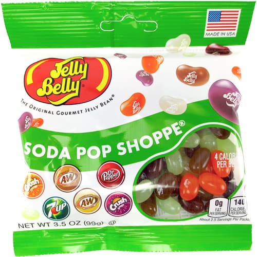 Jelly Belly Soda Pop Shoppe Flavored Jelly Bean Candy