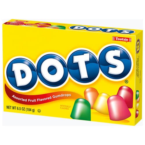 Dots Assorted Fruit Flavored Gumdrops