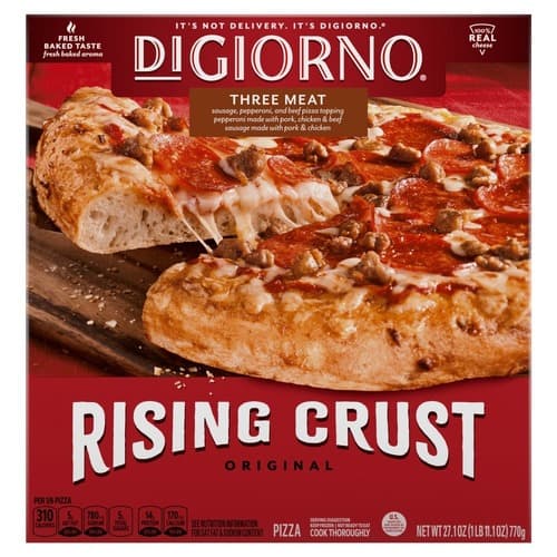 Digiorno Pizza • Three Meat Rising Crust