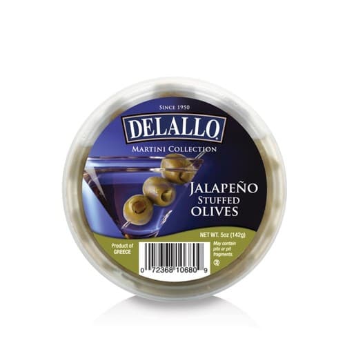 Delallo Martini Olive Cup • Jalapeno Stuffed In Brine