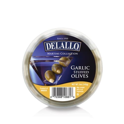 Delallo Martini Olive Cup • Garlic Stuffed In Brine