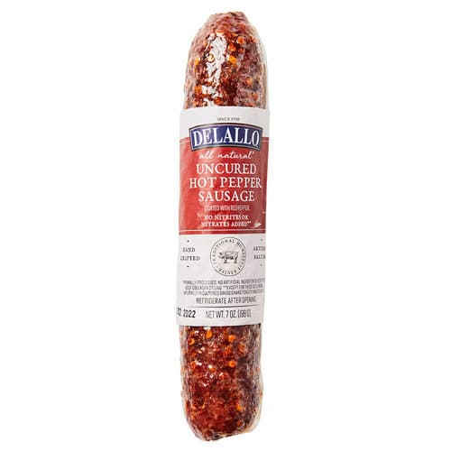 Meat • Delallo Hot Pepper Dry Sausage