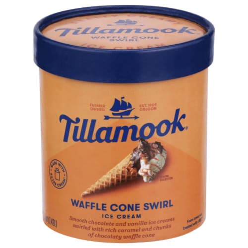 Tillamook Ice Cream • Waffle Cone Swirl