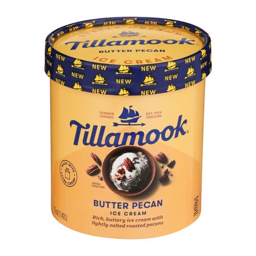 Tillamook Ice Cream • Butter Pecan