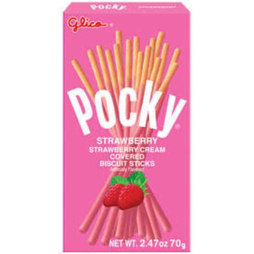 Glico Pocky Strawberry Covered Biscuit Sticks