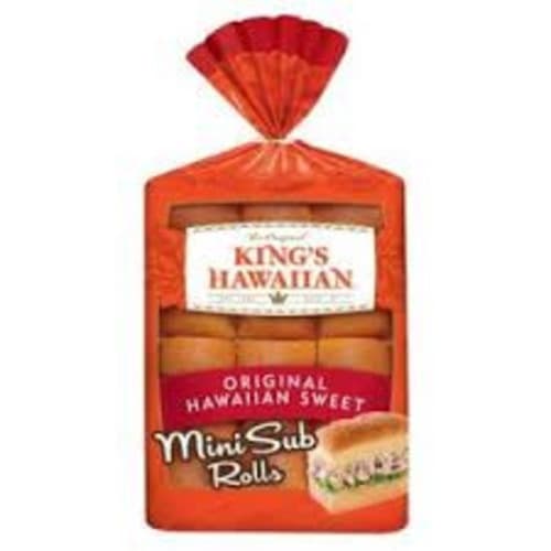 King's Hawaiian Bread • Mini Sub Rolls 6pk