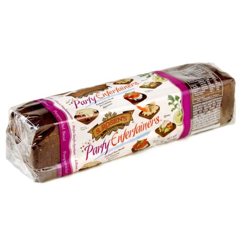 S Rosens Pumpernickel Cocktail Bread
