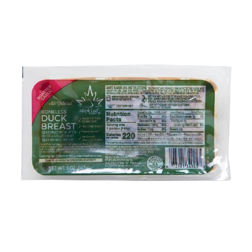 Meat• Maple Leaf All Natural Roasted Garlic Boneless Duck Breast 1pk