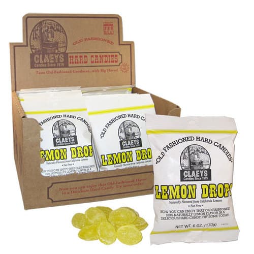 Claey's Old Fashion Natural Lemon Hard Candy In Bag