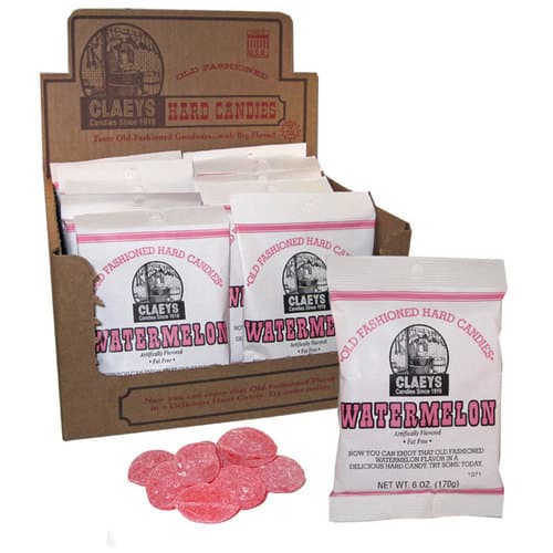 Claey's Old Fashioned Watermelon Hard Candy In Bag
