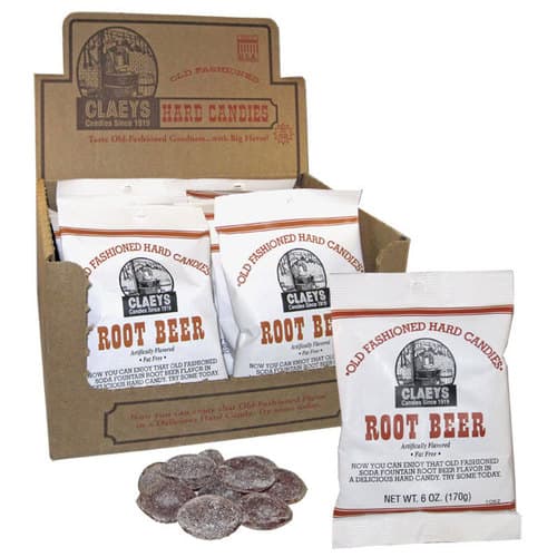 Claey's Old Fashioned Root Beer Hard Candy
