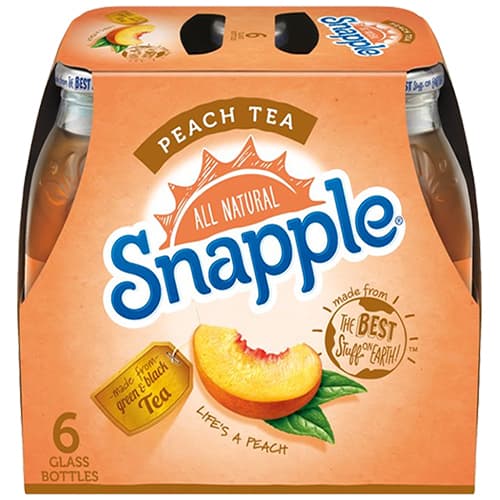 Snapple Tea • Peach Pet 6 Pack