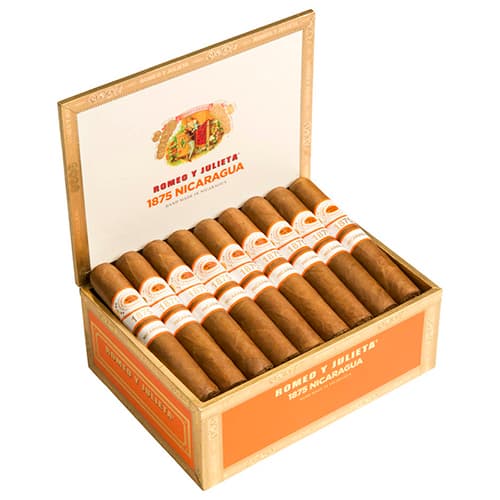 Cigar Romeo Y Julieta 1875 Nicaragua Bully Box Of Twenty-five