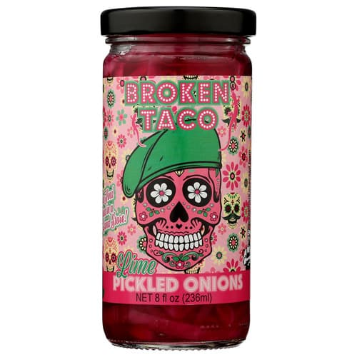 Broken Taco • Lime Pickled Onions