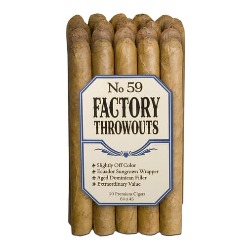 Cigar J.c. Newman Factory Throwouts No.59 Box Of Twenty