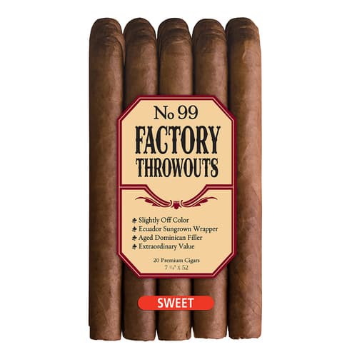 Cigar J.c. Newman Factory Throwouts No.99 Sweet Box Of Twenty
