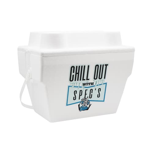 Chill Out With Spec's Polystyrene Foam Cooler