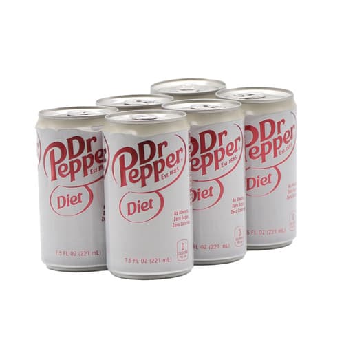 Dr Pepper Diet Soda Slim Can