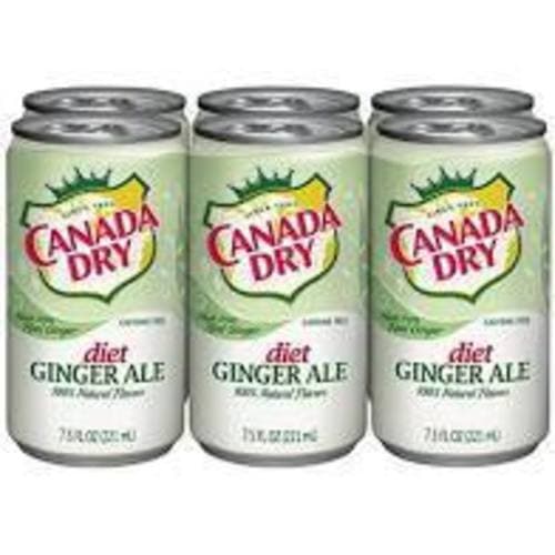 Canada Dry Ginger Ale • Diet 7.5 oz Slim Can
