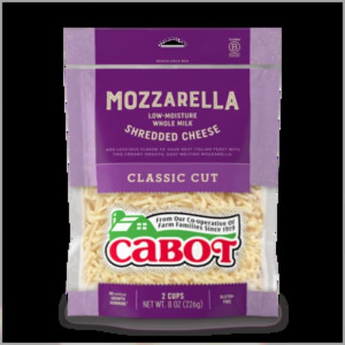 Cabot Whole Milk Mozzarella Shred