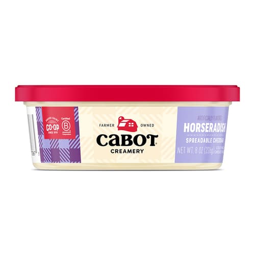 Cabot Horseradish Cheddar Spreadable