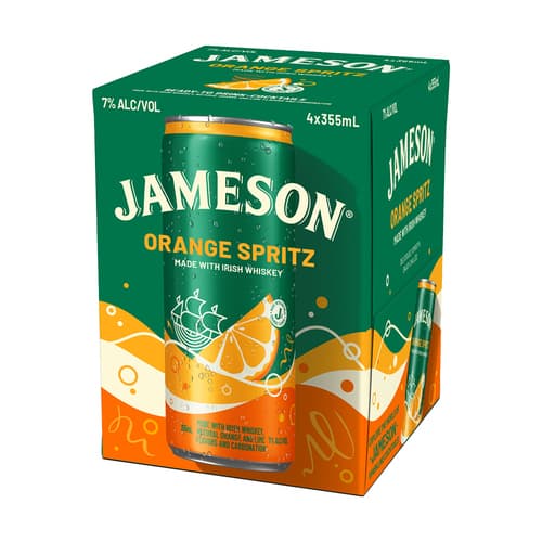 Jameson Cocktails • Orange Spritz 4pk-12oz