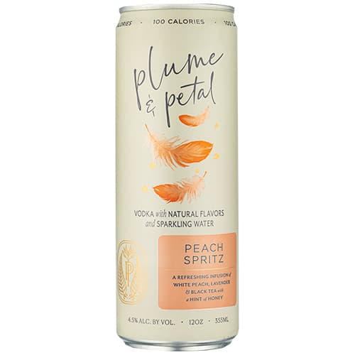 Plume & Petal Cocktails • Peach Spritz 4pk-12oz