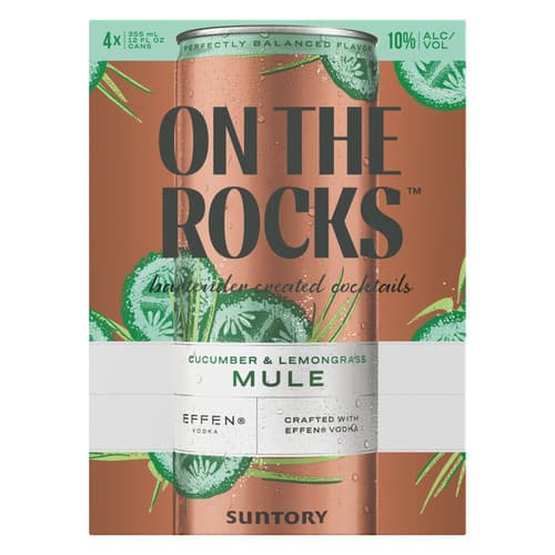 On The Rocks Cocktails • Cucumber Lemongrass Mule