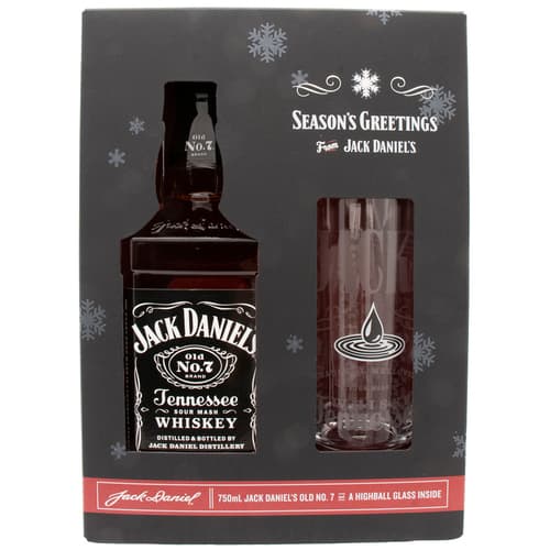 Jack Daniels Black • with Glass
