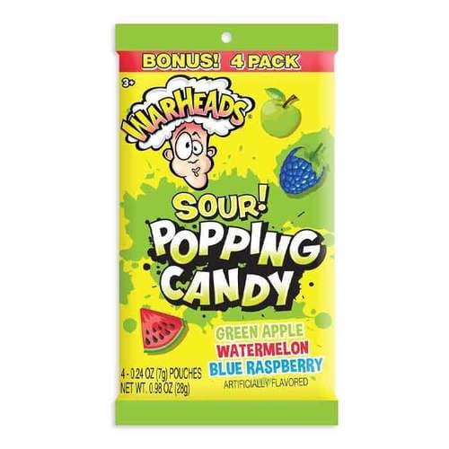 Warheads Popping Candy 4pk