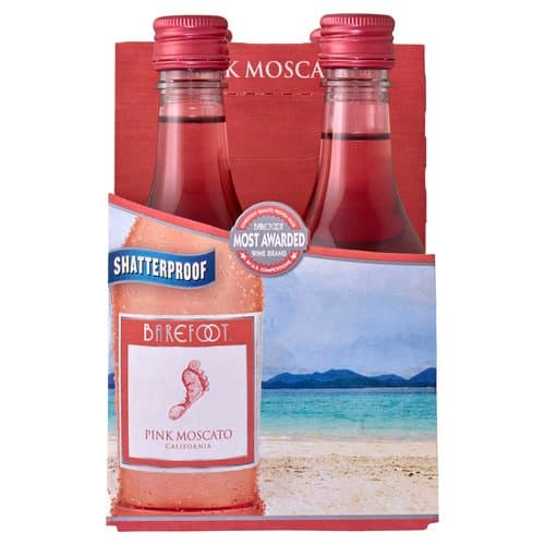 Barefoot Pink Moscato 4pk