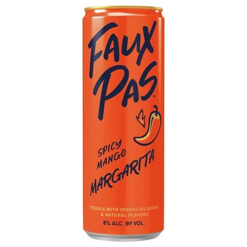 Faux Pas Margarita • Spicy Mango 4pk-250ml