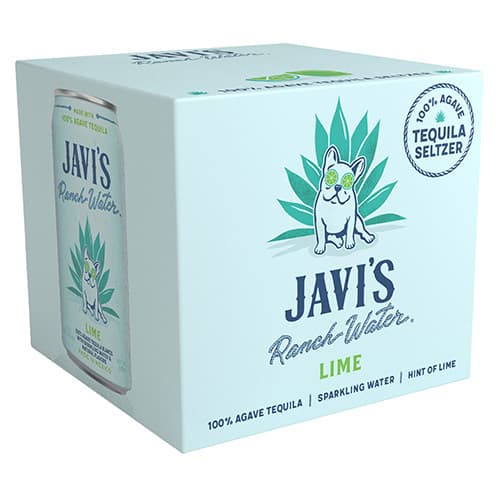Javi's Ranch Water Cocktail • Lime 4pk-12oz