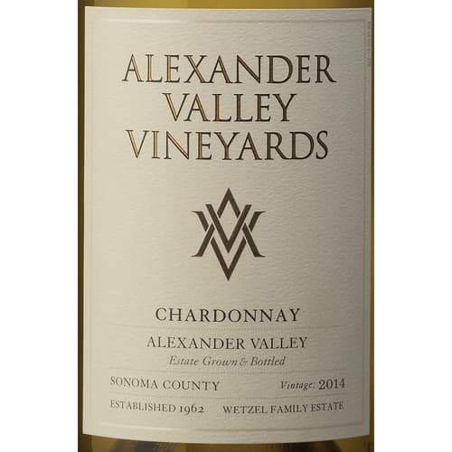 Alexander Valley Vineyards Estate Grown & Bottled Wetzel Family Estate Chardonnay