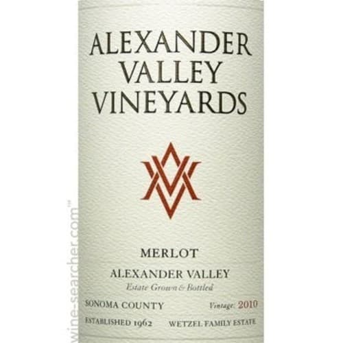 Alexander Valley Vineyards Estate Grown & Bottled Wetzel Family Estate Merlot