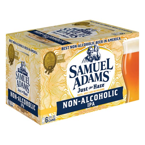 Samuel Adams Just The Haze Na Hazy IPA • 6pk Can