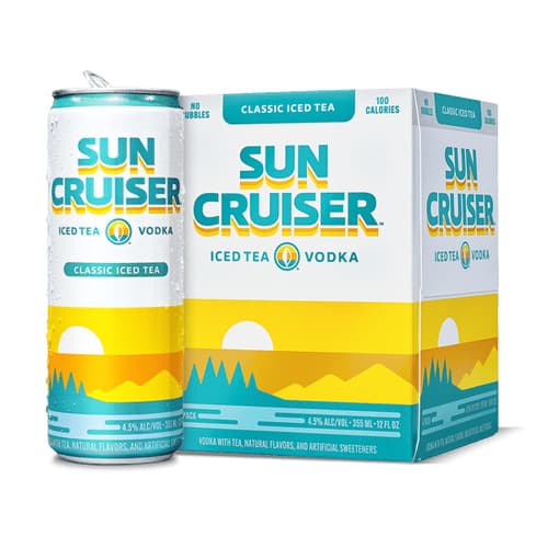Sun Cruiser Vodka + Tea • Iced Tea 4pk-12oz