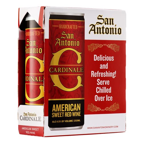 San Antonio Cardinale Red Can 2pk