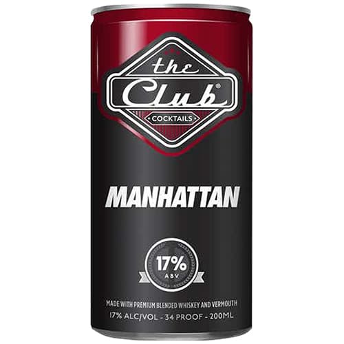 Club Cocktails • Manhattan Can
