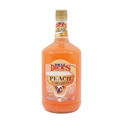 Uncle Dicks Top Shelf Ready To Drink Peach Margarita Cocktail