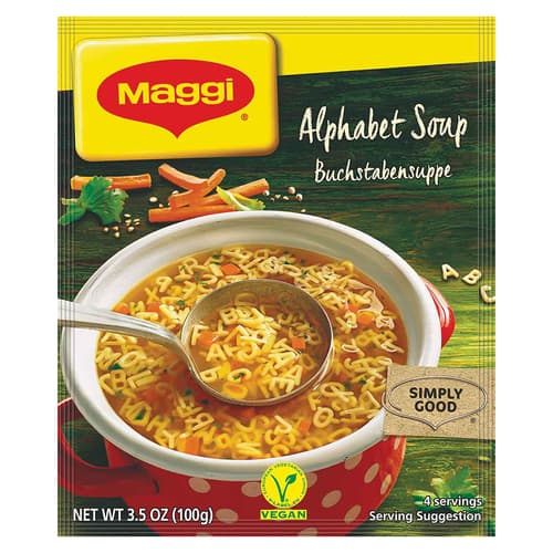 Maggi Soup Mix • Alphabet