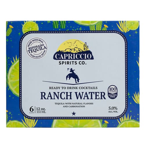 Capriccio Cocktails • Ranch Water 6pk-12oz