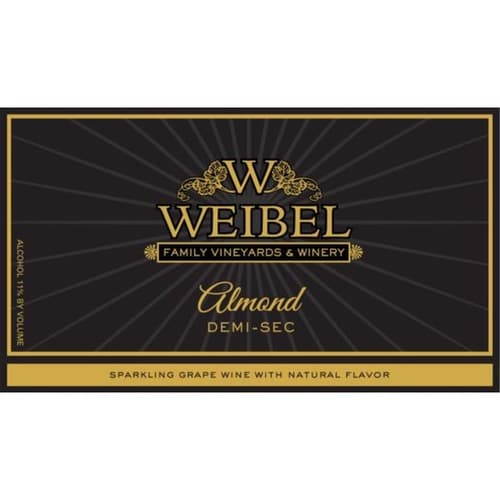 Weibel Almond Demi - Sec White Blend