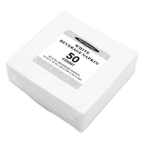 Party Essentials White Paper Cocktail Napkin